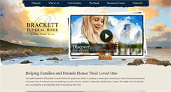 Desktop Screenshot of brackettfuneralhome.com